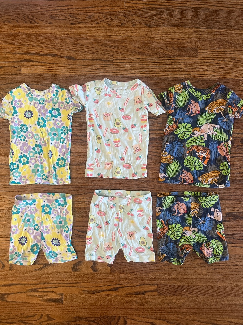 Bundle of Baby Gap Short Set Pajamas - 3T and 5T